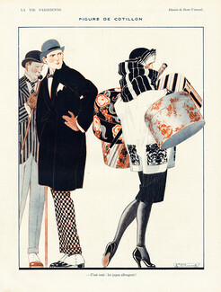 Rene Vincent 1921 &quot;C'est Vrai, Les Jupes Allongent&quot; Shopping Hatboxes