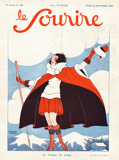 Fernand Couderc 1924 Le Voyage en Suisse, cape