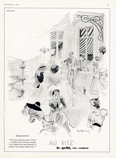 Au Ritz 1932 La Terrasse du Grill, Ray Bret-Koch
