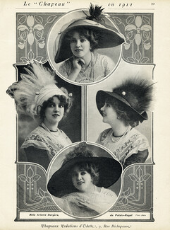 Créations d'Odette 1911 Photo Félix, Arlette Dorgère