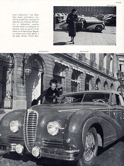 Delahaye 1949 Chapron Coachbuilder, Hotel Ritz Paris, Photo Robert Randall