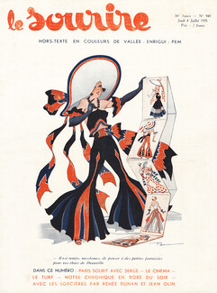 Pem 1935 Fantaisies pour Deauville, Fashion Satire