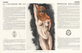 Corbery 1935 Princesse Kouliamine, Le Rouge et le Noir, Oriental