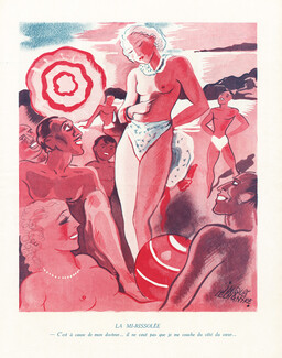 Jacques Lechantre 1935 La Mi-Rissolée, Topless