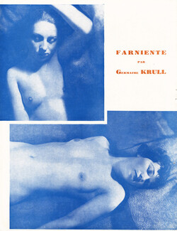 Germaine Krull 1935 Farniente, Nude Photography