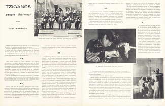 Tziganes - Peuple Charmeur, 1935 - Photo Germaine Krull (page 2), Texte par A.-P. Barancy, 3 pages