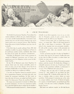 Napoléon et les prêtresses d'amour, 1935 - Fabius Lorenzi, Texte par Renée Dunan, 3 pages