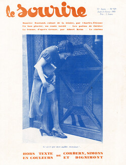 Le Sourire cover 1935 Stockings, Photo Ronaï