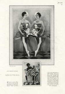 Russian Ballet 1926 "Jack in the Box" Tchernicheva, Doubrovska, Man Ray, Eric Satie, Serge De Diaghilev, André Derain