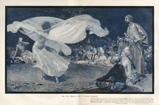 Paul Poiret 1911 The Persian Party, "La mille et deuxième nuit" Natacha Trouhanowa, Oriental costumes