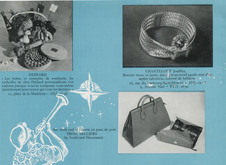 Chanteloup 1959 Bracelet tresse, motif agrafe, saphir cabochon