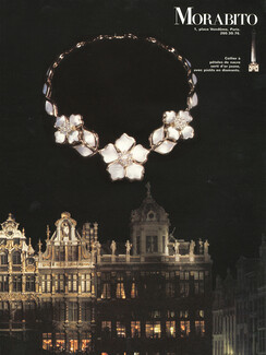 Morabito (Jewels) 1983 collier à pétales de nacre