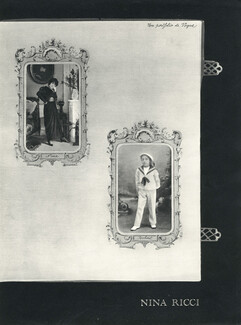 Nina Ricci and her brother Robert 1954 Album de Famille