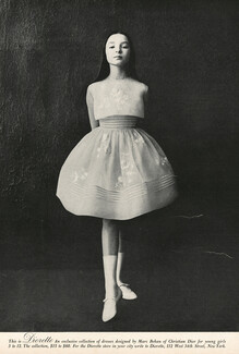 Christian Dior (Marc Bohan) 1962 "Diorette", Organza Embroidery