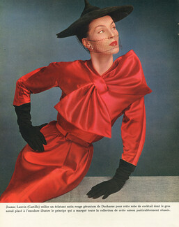 Lanvin Castillo 1951 Cocktail Dress, Ducharne (Fabric)