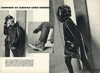 Hermès (Sportswear) 1960s "Confort et Audace chez Hermès" Gloves, Pantalon, Tenue de Ski