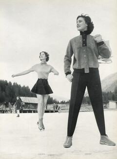 Hermès (Sportswear) & Calixte 1954 Ice Skating