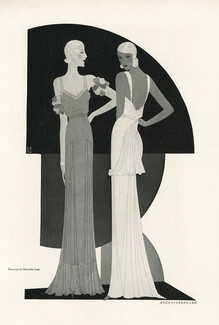 Augustabernard 1931 Robe du soir drapée, Evening Gowns, Reynaldo Luza