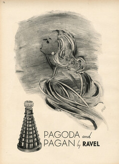 Ravel (Perfumes) 1945 Pagoda, Pagan, Fernando Bosc