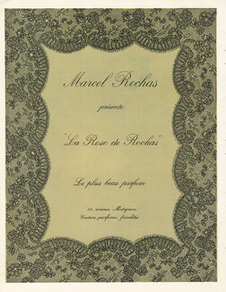 Marcel Rochas (Perfumes) 1953 la Rose de Rochas