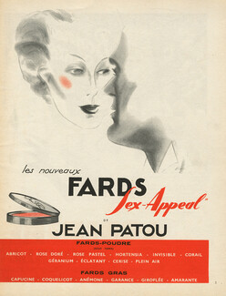 Jean Patou (Cosmetics) 1938 "Sex-Appeal" Powder, Léon Bénigni