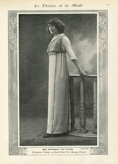 Mistinguett 1911 Parry (Couture) Photo Félix, Theatre des Variétés
