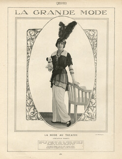 Mistinguett 1913 Parry (Couture), Photo Reutlinger (Studio)