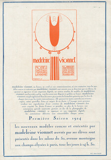Madeleine Vionnet 1924 Label, Thayaht
