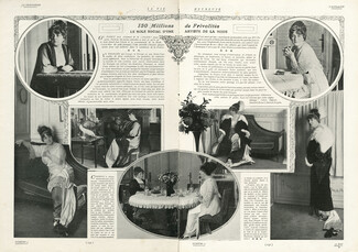 Le rôle social d'une artiste de la Mode, 1912 - Portrait de Madame Paquin The social role of the Great Couture in France in