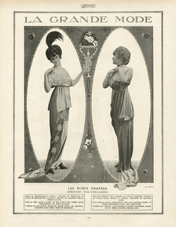 Margaine-Lacroix 1914 Draped Dresses, Photo Talbot