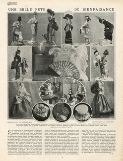 Une Belle Fête de Bienfaisance, 1911 - Charity Auction Dolls, Lafitte & Désirat, Paquin, Text by S. A.