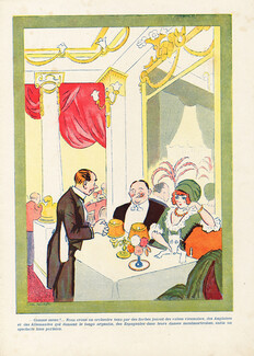 Chas Laborde 1913 French Cabaret, Restaurant