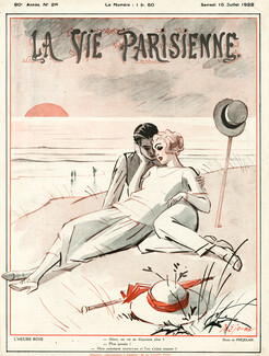 René Préjelan 1922 Lovers, Beach