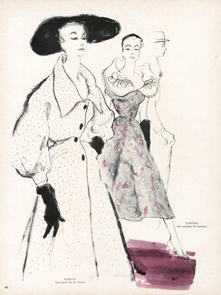 Paquin & Carven 1953 Summer Dresses, Pierre Simon