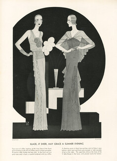 Jean Patou, Dressmakers — Vintage original prints