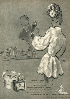Reine (Millinery) 1945 Nanouchka Perfume, T. Margo