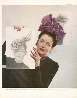 Maud Roser, Schiaparelli 1947 Photo André Durst