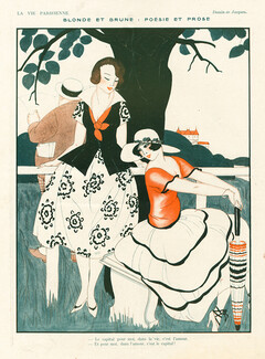 Jaques 1921 ''Blonde et Brune Poésie et Prose'', Courtisanes