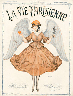Hérouard 1916 ''Mademoiselle Victoire'' angel