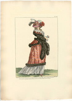 Galerie des Modes et Costumes Français 1912 Claude-Louis Desrais, Emile Lévy Editor "Chapeau à la Dorothée"