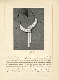 Dusausoy 1930 Création Jean & Janine Dusausoy, Brillants Necklace, Art Deco