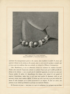 Dusausoy 1930 Création Jean & Janine Dusausoy, Pearls Necklace, Art Deco