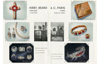 Kirby Beard & Co. (Jewels) 1945 Bracelets, Rings, Earrings, Cigarettes Box
