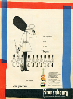 Kronenbourg (Beer) 1959 London, Guard