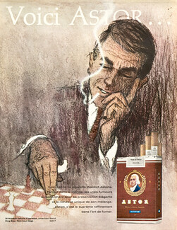Astor (Waldorf-Astoria) 1964 American Cigarettes, Smoker, Hof