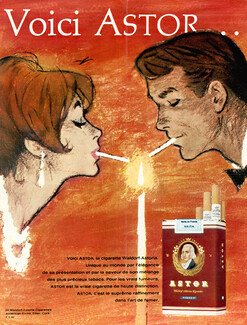 Astor (Waldorf-Astoria) 1963 American Cigarettes, Smokers, Hof