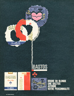 Bastos (Cigarettes, Tobacco Smoking) 1969 Juan Bastos