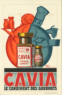 Cavia (Food) Honoré Louit & C° 1929 Henry Le Monnier, Affiches Lutetia