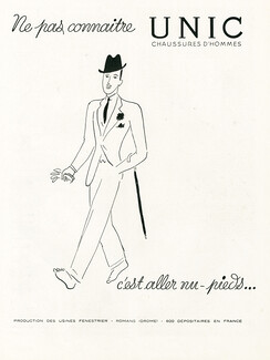 Unic (Men's Shoes) 1939 Maurice Van Moppès
