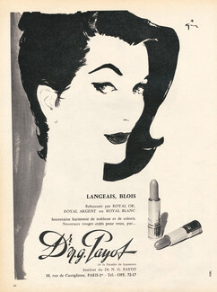 Payot, Dr N.G. (Cosmetics) 1959 René Gruau